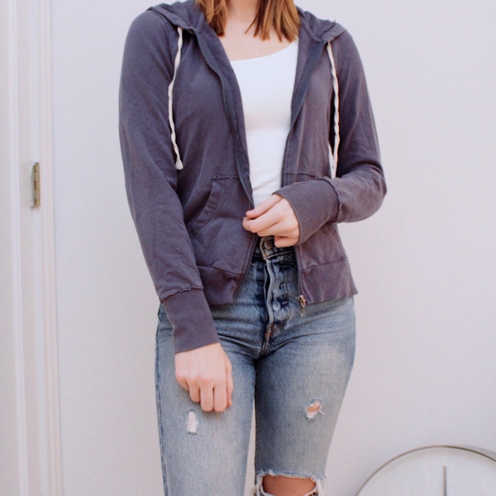 Grey hoodie